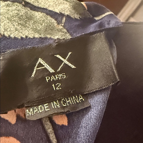 AX Paris Navy and Pink Floral Dress - Picture 2 of 7